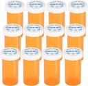 Fiolka na receptę, Pojemnik na leki, Dispenser Organizer (12szt., 30 Dram)