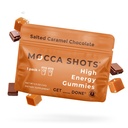 Najwyższe stężenie SGC 100mg kofeiny na gumę, 2 Gummies na opakowanie, 6- Pack Mocca Shots Salted Karmel Plant - oparte na nootropicznej energii Instant z Ginkgo biloba, Theobromine.