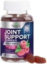 Joint Support Gummies Dodatkowa siła Glukozaminy Suplement z witaminą E - Naturalna chrząstka & Joint Health & Elastyczność Wsparcie, Najlepsze wsparcie Glukozaminy Chew dla mężczyzn i kobiet - 60 Gummies