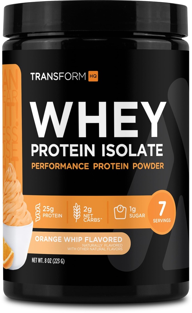 TransformHQ Izolat białka serwatki (WPI) Pomarańczowy Whip aromatyzowany 7 Słupki - Preformance Protein Powder