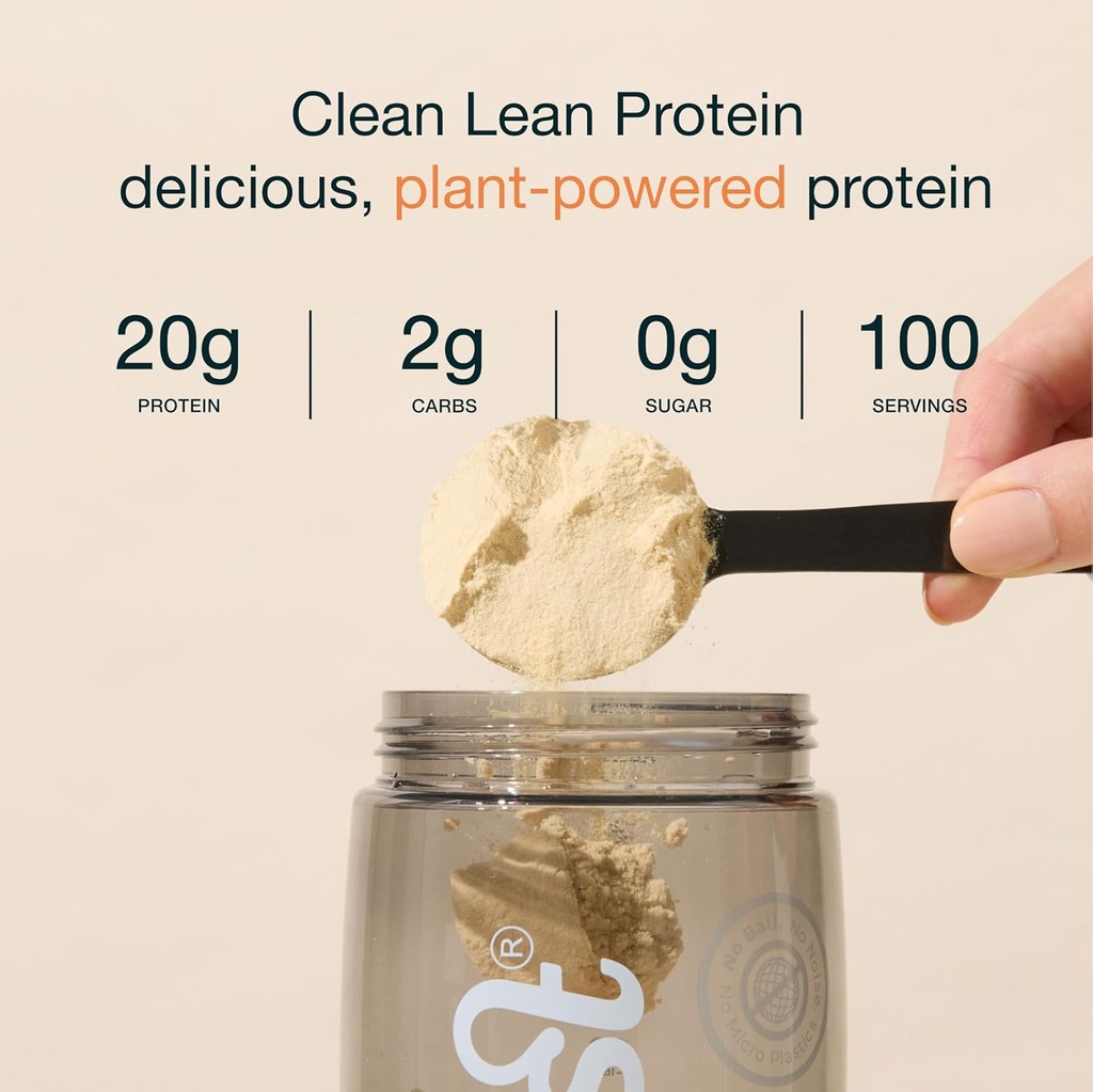 Nuzest - Proszek z protein grochowych - Białko o czystej barwie, Proszek z protein roślinnych Premium, Bezmleczny, Bez glutenu, Bez GMO, Wstrząs proteinowy, Bogata Czekolada, 100 Słupki, 5,5 l
