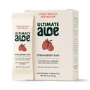Ostateczny proszek Aloe - Truskawkowe Kiwi Flavor, Wspiera zdrowie pokarmowe, System immunologiczny i Normalne Gojenie, Aloe w wygodnych opakowaniach proszku, 16 Pakiety, Gluten- Free, Wegan, Non-GMO