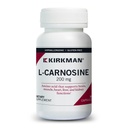 Kirkman - L- Carnosine 200 mg - Hipoalergiczne - 90 Kapsułki wegetariańskie - Acid Amino - Gluten Free - Casein Free