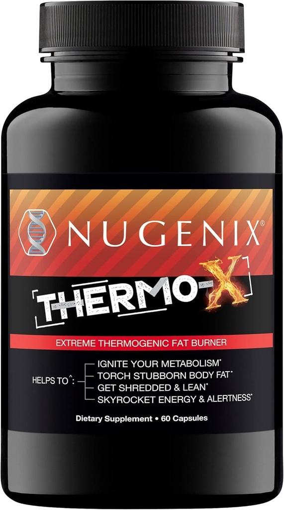 Nugenix Thermo- X: Termogeniczne tłuszcz Burner Suplement dla mężczyzn, Ekstremalny Akcelerator Metaboliczny, 60 Hrabia