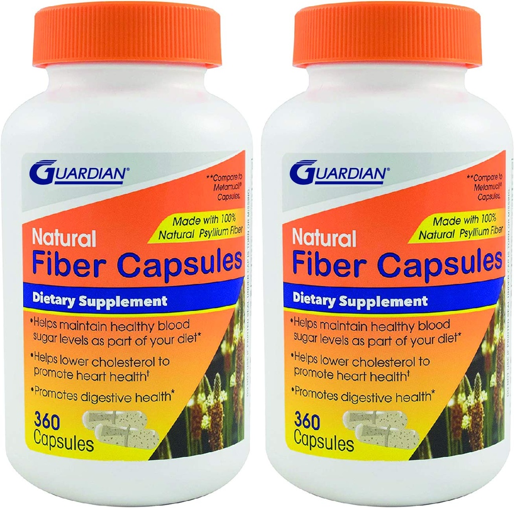 Guardian Pzyllium Fiber Kapsułki, Natural Psyllium Husk (720Ct)