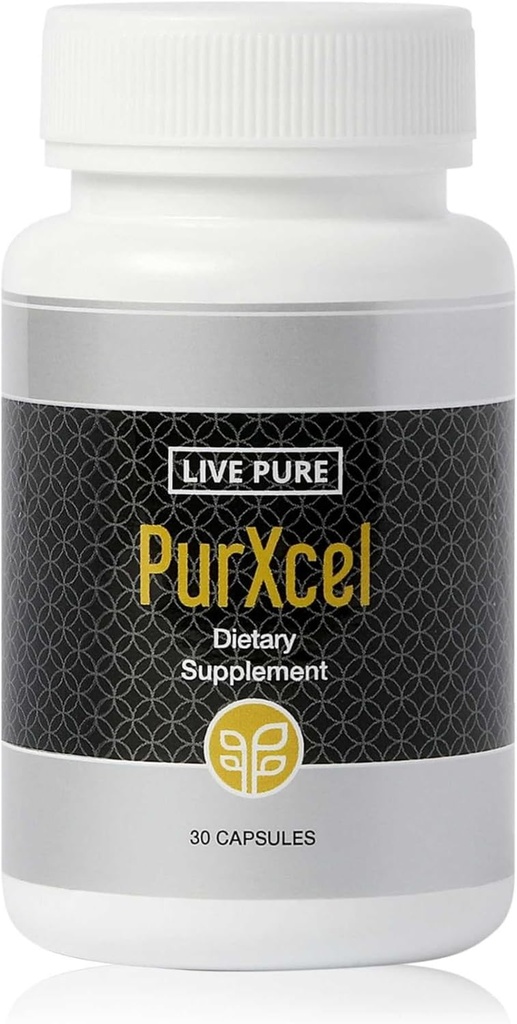PURE PurXcel suplement przeciwutleniacz 124; 30 Kapsułki 124; Potężny mieszanka przeciwutleniająca z glutationem i nadtlenkiem dizmutazy 124; Wspiera skórę, łączniki i naturalne oczyszczanie