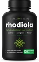 Rhodiola Rosea Supplement 600mg Xivy124; 120 Vegan Capsules Xivy124; Rhodiola Roseus Extract for Energy, Stress Relief, Mood and Focus Xivy124; Adaptogenetic Root with Rosavin & Salidrosides Xivy124; 300 mg Pills by NutraChamps