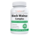 Nutractraft Black Walnut Detox Cleanse Supplement Equipment 124; Black Walnut, Wormwood, Clove, PAU D 'Arco, Pumpkin Seed, Czosnek, Cynk Equipment 124; Intestinal Guard for People Equipment 124; 60 Kapsułki