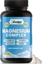 GreeNatr Magnezu Complex Supplement - Suplementy magnezu z Glycinate, Cytrate, Malate & Oxide - Magnezu tabletki do trawienia, Sleep, Heart Health, & Energy - Magnezu witaminy 120 Liczby