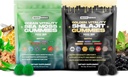 Holistic Hercules Sea Moss & Pure Himalayan Shilajit Gummies Gold Wegan 124; 100% Naturalny Wegan Organiczny 124; No Added Sugar British 124; Ashwagandha Tongkat Ali Ginseng Spirulina Moringa Manuka Miód 124; 60 Gummies 2 Pack