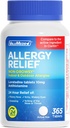 ValuMeds Lorrigen 10mg Non- Drowsy 24- Godzinowa ulga alergiczna Kryty & Outdoor Relief 124; All- Day Antihistamine Alergy / Sinus Pills for Runny Nose, Kichanie, Swędzenie, Wodne Oczy 124; Porównaj z Claritin Alergy 124; 365 Tabletki