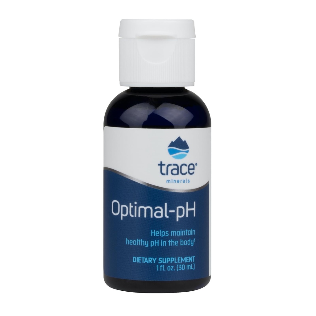 Ślad Minerały Optimal- pH - skoncentrowany jonowy suplement mineralny dla zdrowia digestive & immunological - suplement wsparcia trawienia i pH z magnezu i boru - 1 fl oz (O 120 Sług)