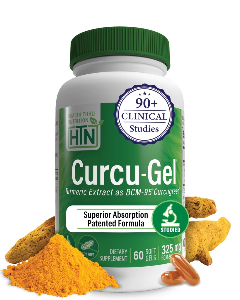 Zdrowie Thru Nutrition Curcu- żel Kurkumina kurkumina kompleks BCM- 95 Softgels, 325mg (Opakowanie 60)