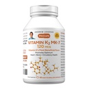 ANDREW LESSMAN Witamina K2 MK7 120 µg 60 Softgels - Zasadnicze dla zdrowego wykorzystania wapnia, Promotes Optimum Skeletal, Serce i zdrowie tętnicze. Żadnych dodatków. Małe łatwe do połykania Softgels