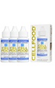 Cellfood Oxygen Boost - 1 fl oz, 3 Pack - Liquid Oxygen Supplement for Lymphatic Dreanage, Altitude Choroby, Jet Lag, Zmęczenie, Bóle głowy, Hangovers & Energy - Gluten Free, Cert. Kosher