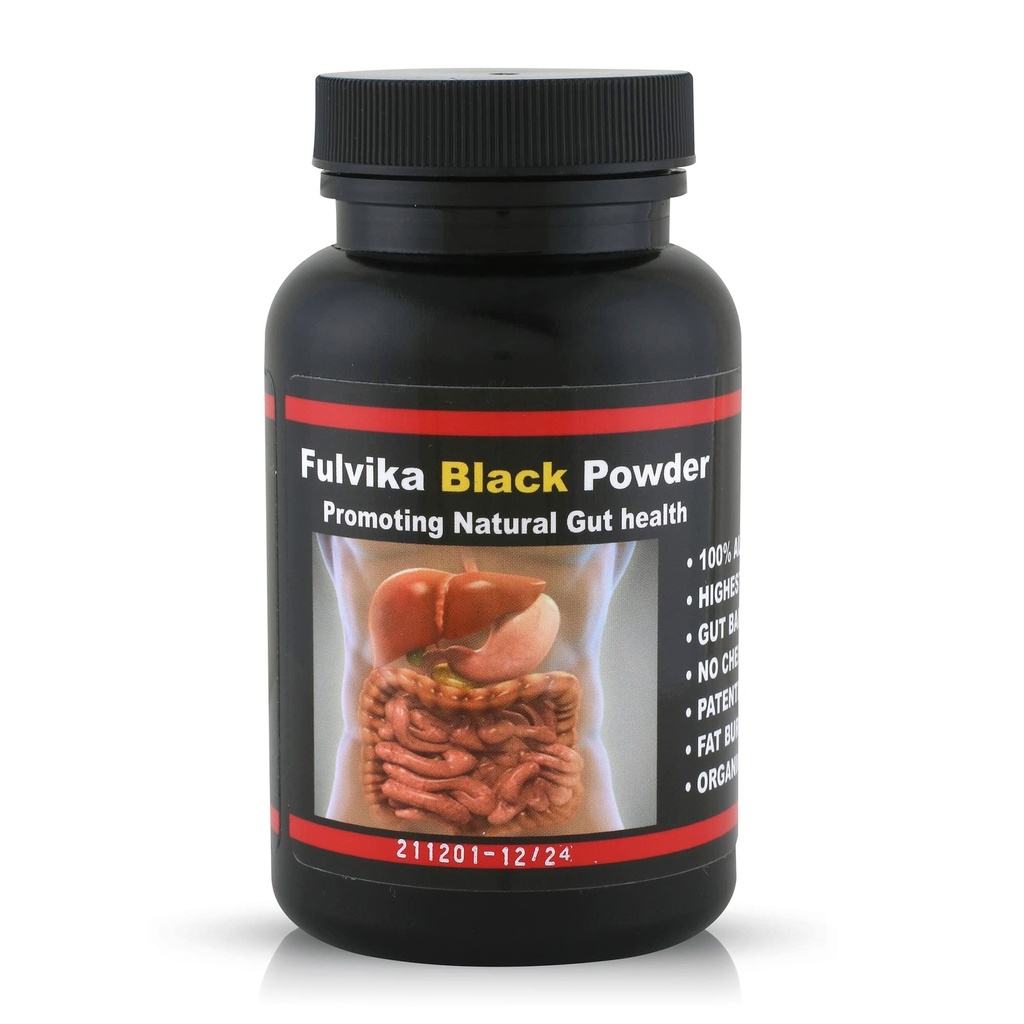 74 + Ślady proszku mineralnego z kwasem Humic & Fulvic (166 Servings) (Flavorless) - oparte na plantacji, Wegan, Ślad minerałów Suplement z elektrolitami i alkalicznym pH (Kosher) - Czarna woda - przez Fulvika Black
