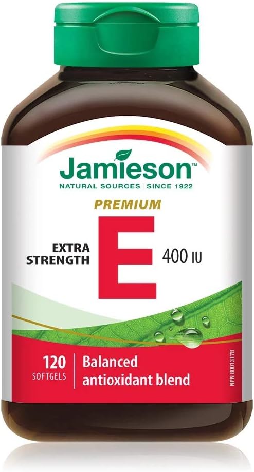 Jamieson Balance E 400j.m. 120 Kapsułki z mieszanymi tokoferolami Zapobiega przedwczesnemu starzeniu się komórek