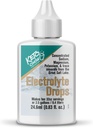 Keto Chow Electrolyte Hydration Drops - Keto Diets & Intermittent Post - Immune Support - Gluten & Sugar Free - Sodu, Magnezu, Potasu i Ślad Minerałów - Unflavored - 0.83 fl oz