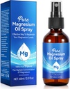 Czysty rozpylacz oleju magnezowego, organiczny rozpylacz magnezu do stóp, Butelka z rozpylaczem magnezowym, Nourish The Skin, łagodzić utratę włosów, Unclog Pores, 2 fl oz