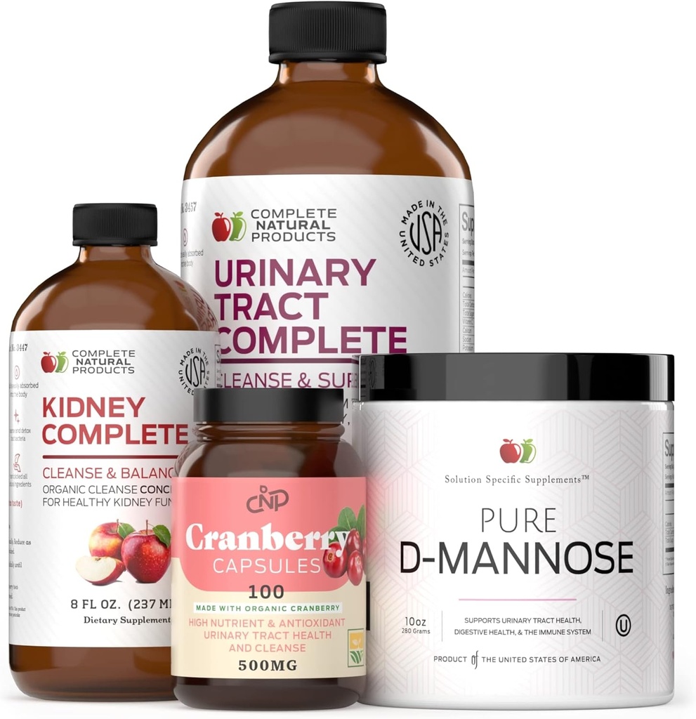 Urynary Tract Complete Bundle - pełna trakcja moczu, UT Cleanse, & Bladder Health Kit