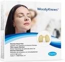 WoodyKnows Nasclear Nasal Filters, Model 2024, Alergie sezonowe i pomoc w zanieczyszczeniu przemysłowym, Transport publiczny i zwierząt domowych Grooming Protection (Próba S / M / L / XL)