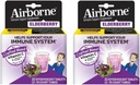Ekstrakt Elderberry + witamina C 1000mg (na porcję) - lotne tabletki musujące (20ct), suplement immunologiczny bez glutenu, z witamin A C E, ZINC & Selenium, bez cukru (opakowanie 2)