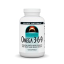 Źródło Naturals Omega 3- 6- 9, Essential Fatty Acid Complex for Heart and Brain Health * - 120 Softgels