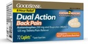 GoodSense Dual Action Acetaminofen i Ibuprofen (NLPZ) Tabletki, 250 mg / 125 mg, Ból pleców, 72 Liczba