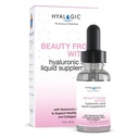 Hialogiczne piękno z wewnątrz Hyaluronic Acid Liquid Supplement - Płynny kwas hialuronowy do nawodnienia skóry, Joint Support, i Collagen Boost - Wegan, Gluten- Free, Odorless & Tasteless (1 Fl Oz)