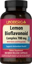 Lindberg Lemon Bioflavonoid Complex XI124; 700mg XI124; 250 kapsułki XI124; Suplement z Rutin i Hesperidin XI124; Non-GMO, Gluten Free