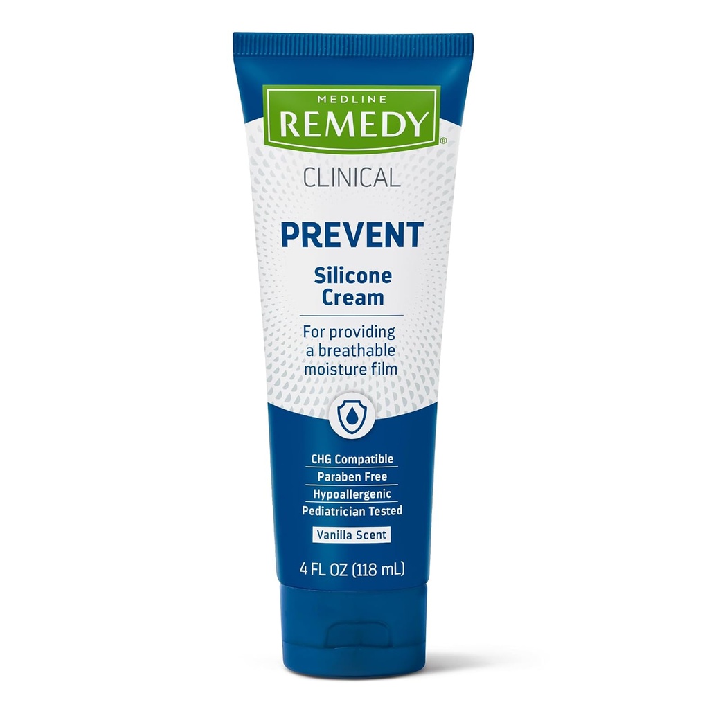 Medline Remedy Kliniczny Krem Krzemowy, Wanilia Scenariusz, 4 oz.