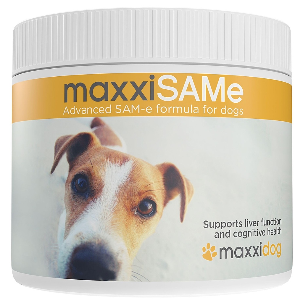 maxxipaws maxxiSAMe Advanced SAM- e Powder Supplement - Wątroba, Kognitive & Joint Support for Dogs, 5.3oz