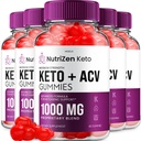 (5 opakowań) Nutrizen Keto ACCV Gummies - Advanced Formula Nutri Zen Keto Plus ACCV Gummies Jabłkowe cydr Keto Nutrizen ACCV Gummies Suplement diety Recenzje mężczyzn (300 Gummies)