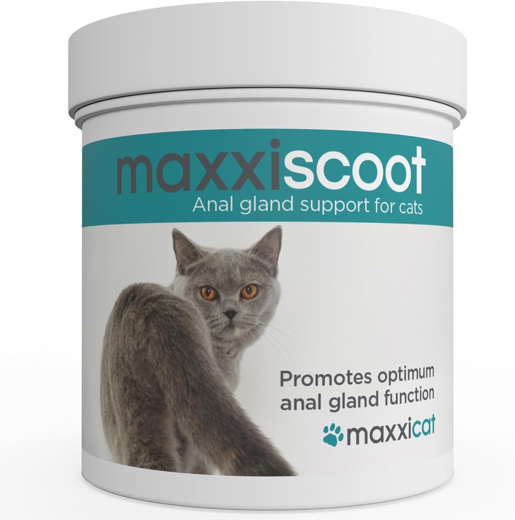 maxxipaws maxxisccoot Anal Gland & Digestive Health Support for Cats - Suplement do proszku, 3.2oz