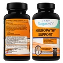 SugarMD Neuropatia Supplement Supplement - 180 Nerve Supplement Capsules with Alpha Lipoic Acid, Benfotiamine & witaminy D3 B6 B12 - Nerve Supplement for Feet Hands Fingers & Legs - 90 Day Supply