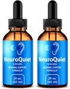 NutraRize (2 Pack NeuroQuiet Drops - Oficjalna Formuła Wsparcia Słuchu z naturalnych, Czyste składniki pomóc utrzymać Wellness ucha, Premium Gotas Review (60 Sług)