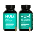 HUM Full Skin Detox i Cleanse -Proboics for Problem Skóra i trądzik Breakouts witrh Organic Algae, Detoksykacji Herbs, Skin Squad i Codzienne Cleanse