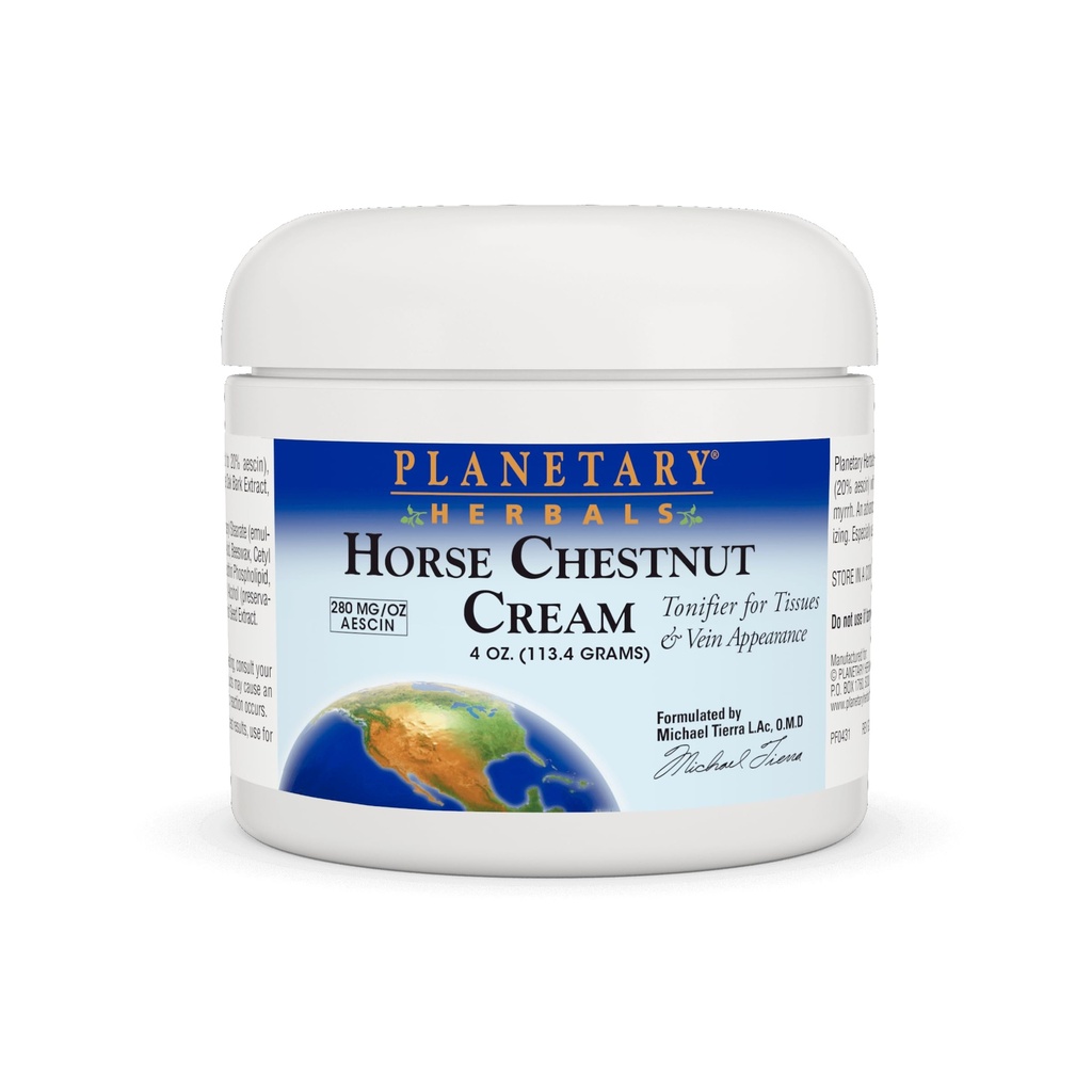 Planetarne zioła Koń Chestnut krem Tonifier - 4oz