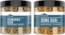 Earthborn Elements Rehmannia Herb i Dong Quai Bundle, 200 Kapsułek Każdy, Czysty i Nierozcieńczony, Brak dodatków