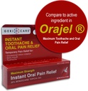GeriCare Benzocaine 20% Maksymalna siła Toothpache & Oral Instant Pain Relief Gel 0.5 oz. Szybkie działania Numbing Pain Leczenie zębatek, Nawadnianie gumy, Wrażliwość i Mouth Sores, (Opakowanie 1)