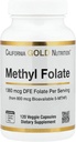 Jezioro Avenue Metyl Folate, 800 µg, 120 kapsułki wegetariańskie, Żywienie