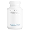 Supersmart - Benfotiamina 320mg na dobę (wysoka potencja) - Biodostępna tiamina - Witamina B1 Benfotiamina Suplement Agregat 124; Non- GMO & Gluten Free - 120 Kapsułki wegetariańskie