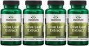 Swanson Olive Leaf Extract kapsułki z 20% oleuropeiną - (60 kapsułek, 750mg każdy) 4 opakowania