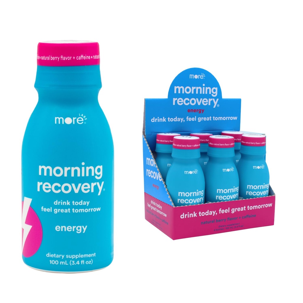 Rano Odzyskiwanie, Electrolyte z energii, Mleko Tistle Drink Proprietary Formulacja do hydrate podczas picia, Wysoko rozpuszczalny płyn DHM, Nie GMO, Wegan, Gluten- Free, Berry, Opakowanie 6