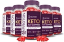 Laboratoria z uzasadnieniem (5 opakowań Proton Protein Keto ACCV Gummies Advanced Formula 1000MG Proton Boost w postaci proszku z sokiem buraczanym Granatu B12 Vegan Non GMO 300 Gummys