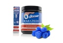 BCAA Proszek Niebieski Raspberry- Pre lub post Warsztaty, Napoje Odzyskiwania Mięśnie z Amino Kwasy + Elektrolity, 7,2g BCCA dla mężczyzn i kobiet 30 Służenie + 10 g Peptydów Collagen