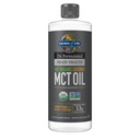 Ogród Życia Dr Utworzony Zdrowie Mózgu 100% Organic Coconut MCT Oil 32 fl oz Unflavored, 13g MCTs, Body & Brain Fuel, Certified Non-GMO Vegan & Gluten Free, Hexane- Free