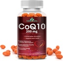 Wysokoabsorpcyjne CoQ10 200 mg - Softgels for Heart, Stamina & Brain Support - 60- Day Supply, 120 Count