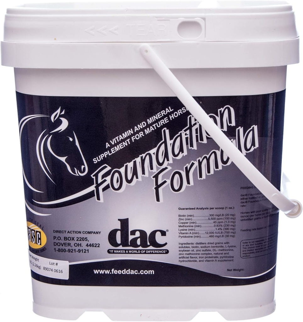 DAC Foundation Formula 5 lb Kopyto i uzupełnienie włosów